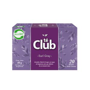 Te Club Earl Grey 20 Bls 40 g