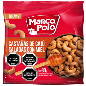 Castaña Cajú Miel Marco Polo 80 g