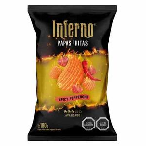 Papas Inferno Spicy Pepperoni 180 g